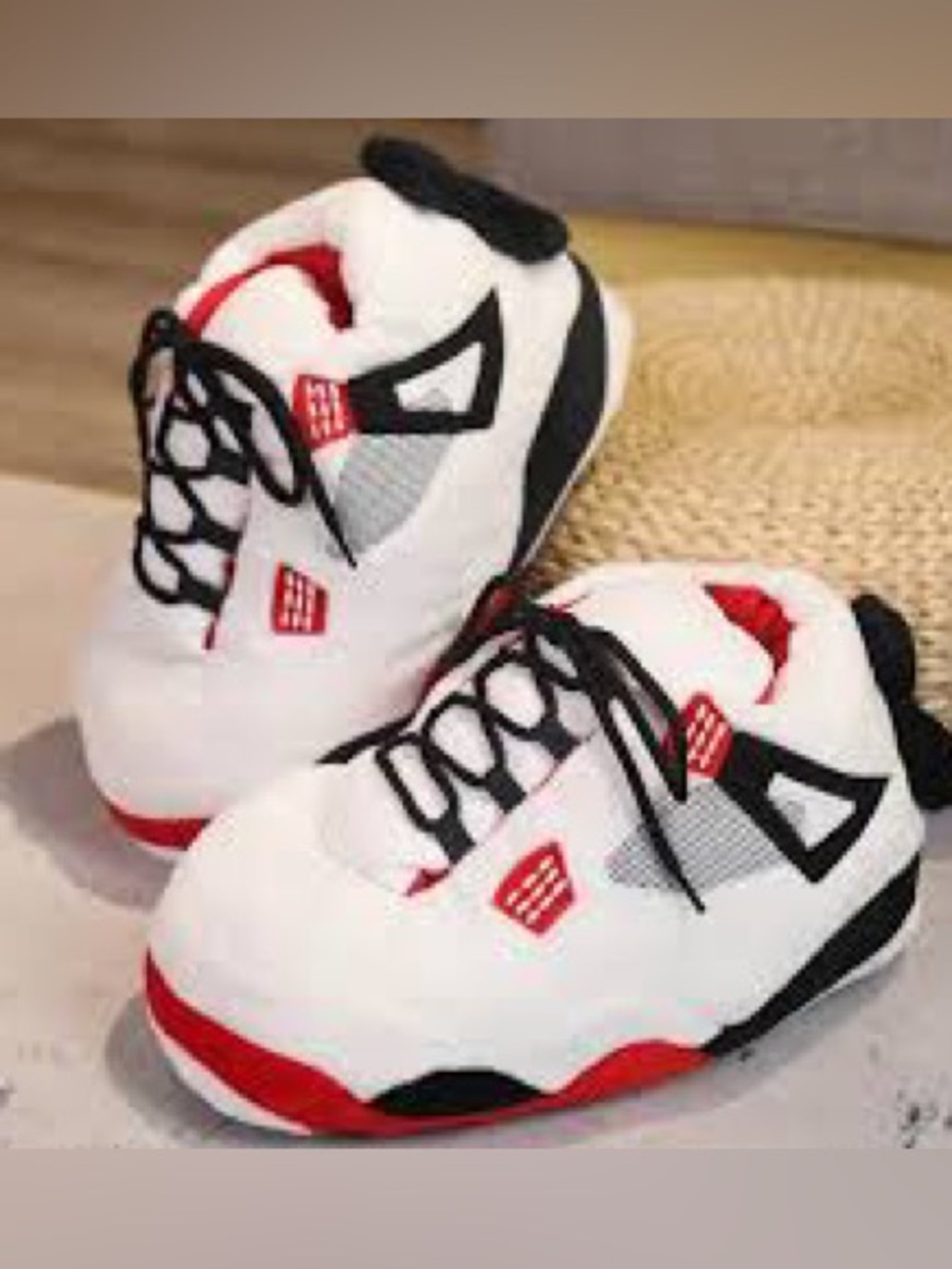 PLUSHIE JORDAN SNEAKER HOUSE SHOES - Picture 4 of 5